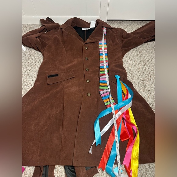 Jerry Beck Mad hatter costume Coat with Multicolor Accents size 1X - Picture 6 of 7